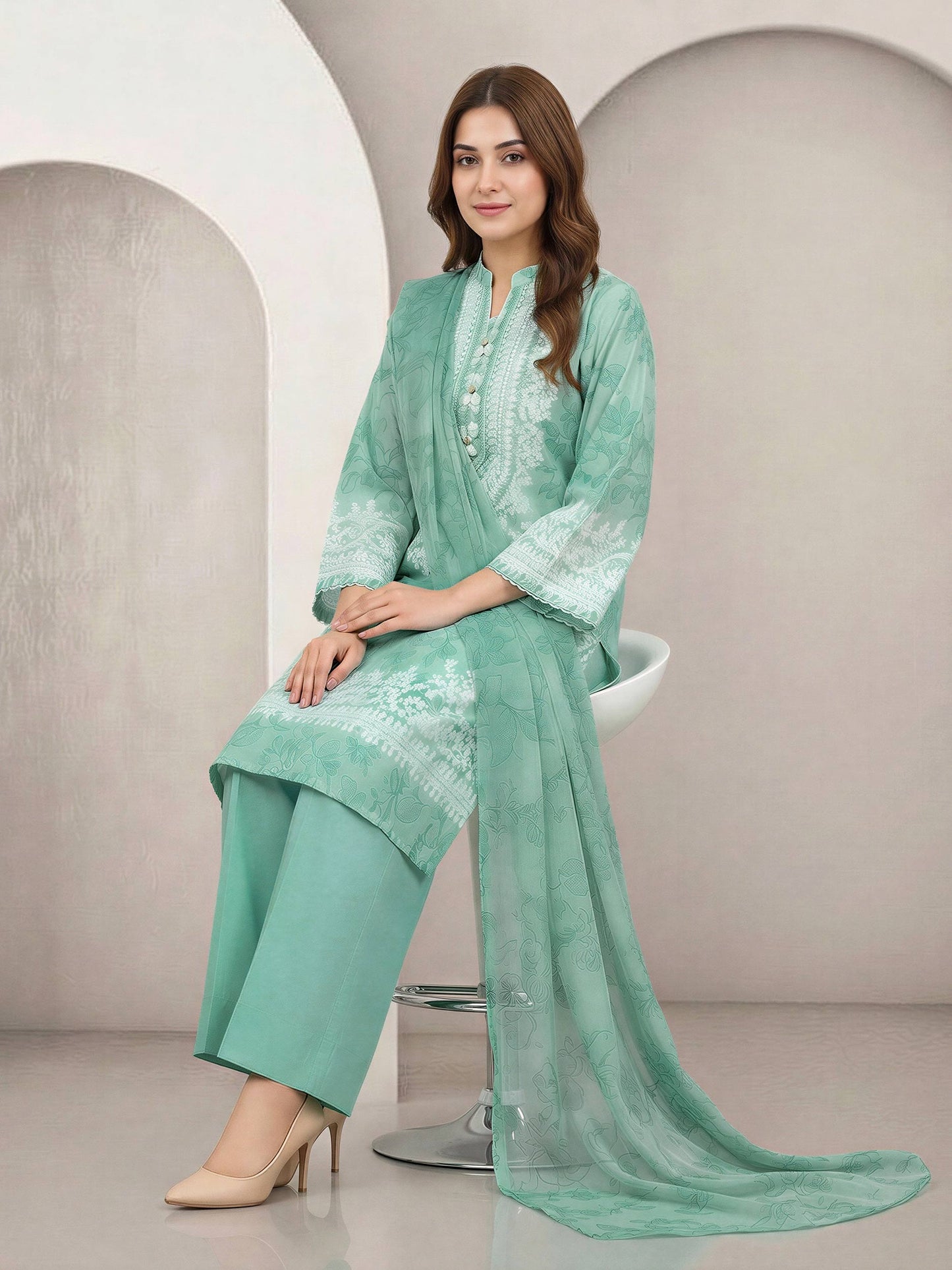 2 Piece Lawn Suit (Unstitched