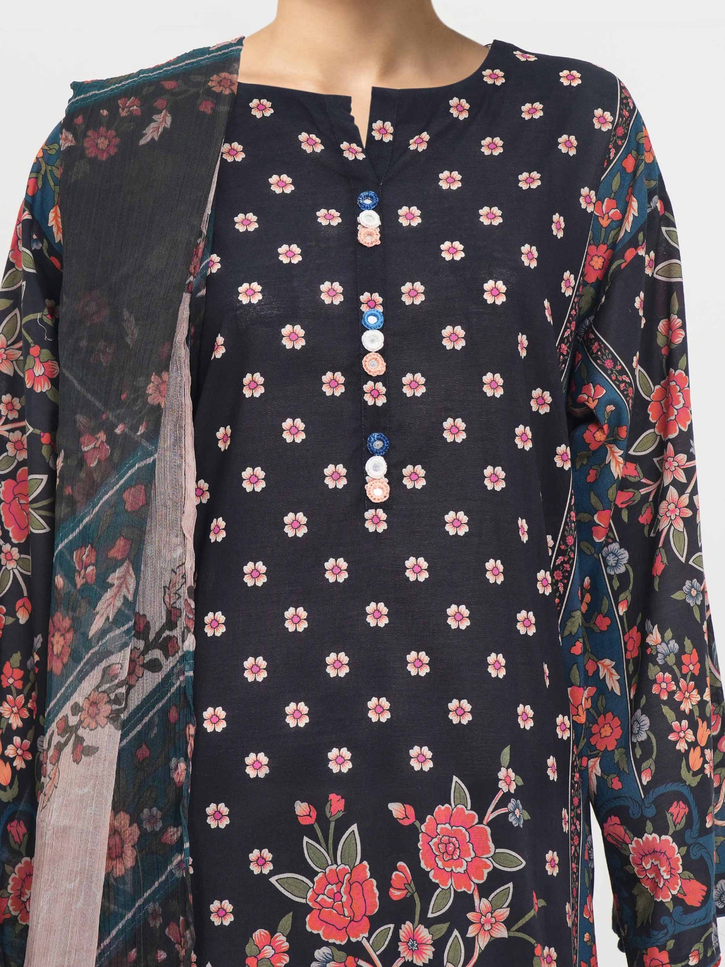 3 Piece Lawn Suit (Unstitched)