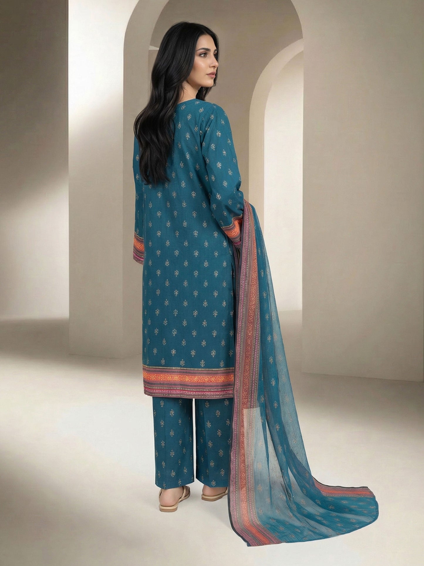 3 Piece Lawn Suit (Unstitched)