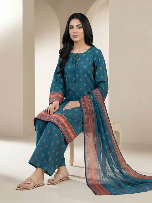 3 Piece Lawn Suit (Unstitched)